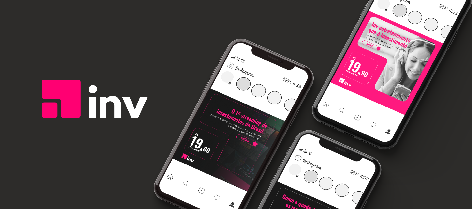 INV plataforma de conteúdos Financeiros